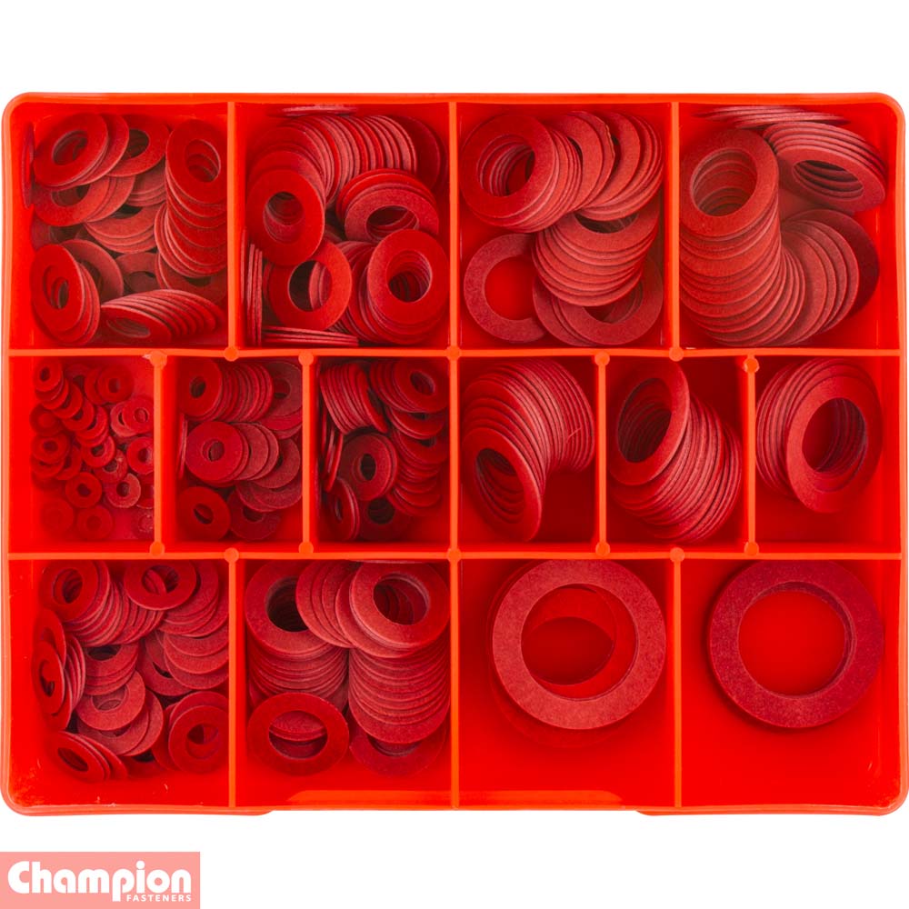 Champion 430Pce 1/32″ Fibre Washer Assortment CA400