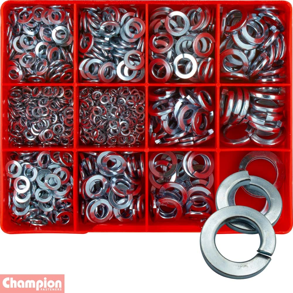 Champion 933Pce Metric & Imperial Spring Washer Assortment Kit CA648