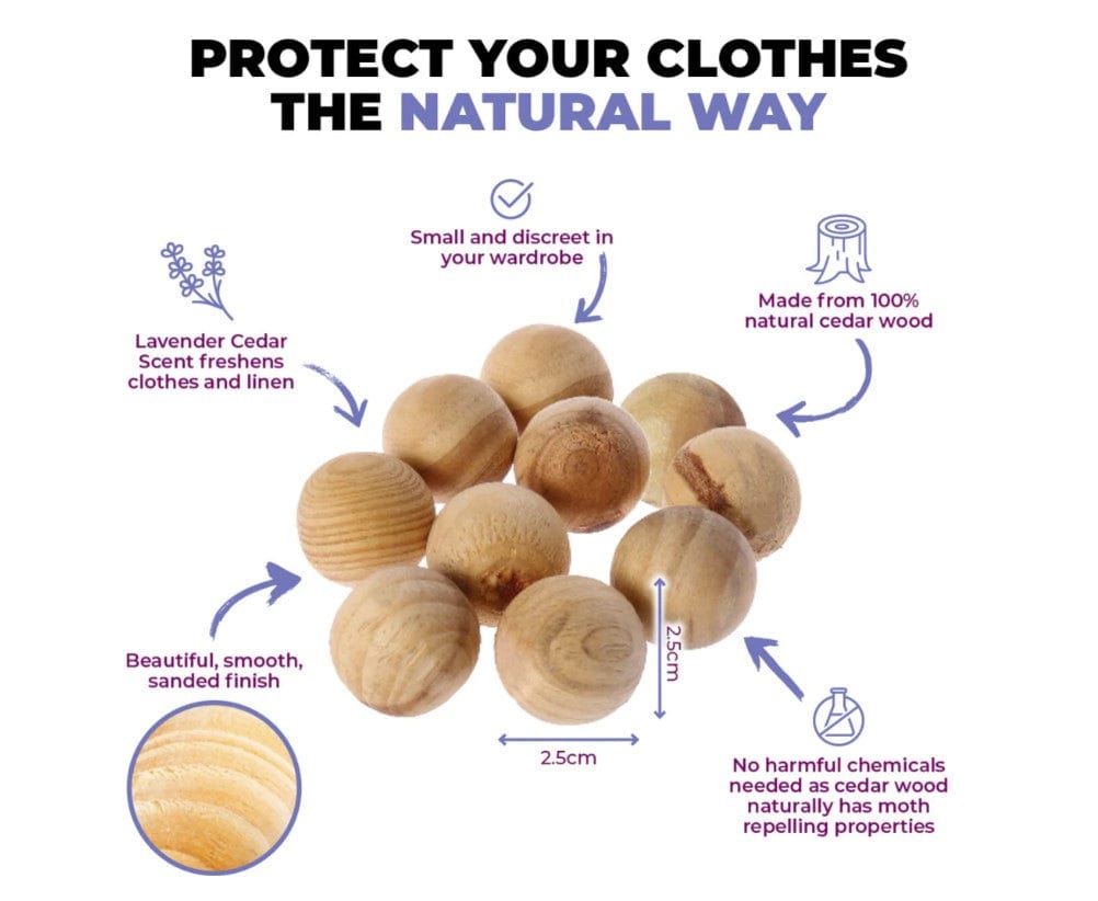 Lavender Cedar Wooden Balls 16Pce 11223 by SAS