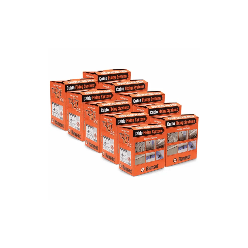 P800 + HC622 Pins Clipelec Contractor Pack P8CPGDLHC622 by Ramset