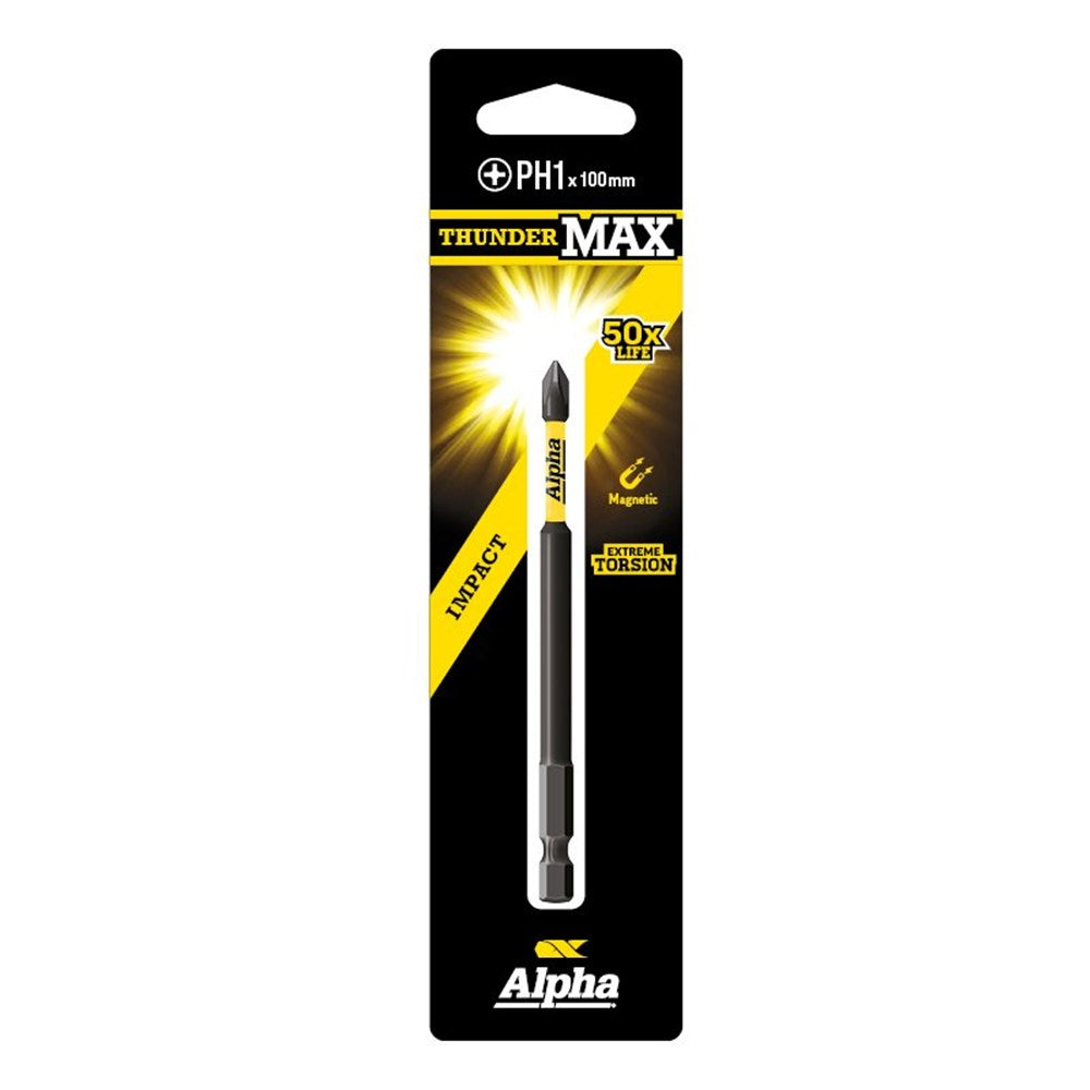Alpha ThunderMax Impact Power Bits Phillips