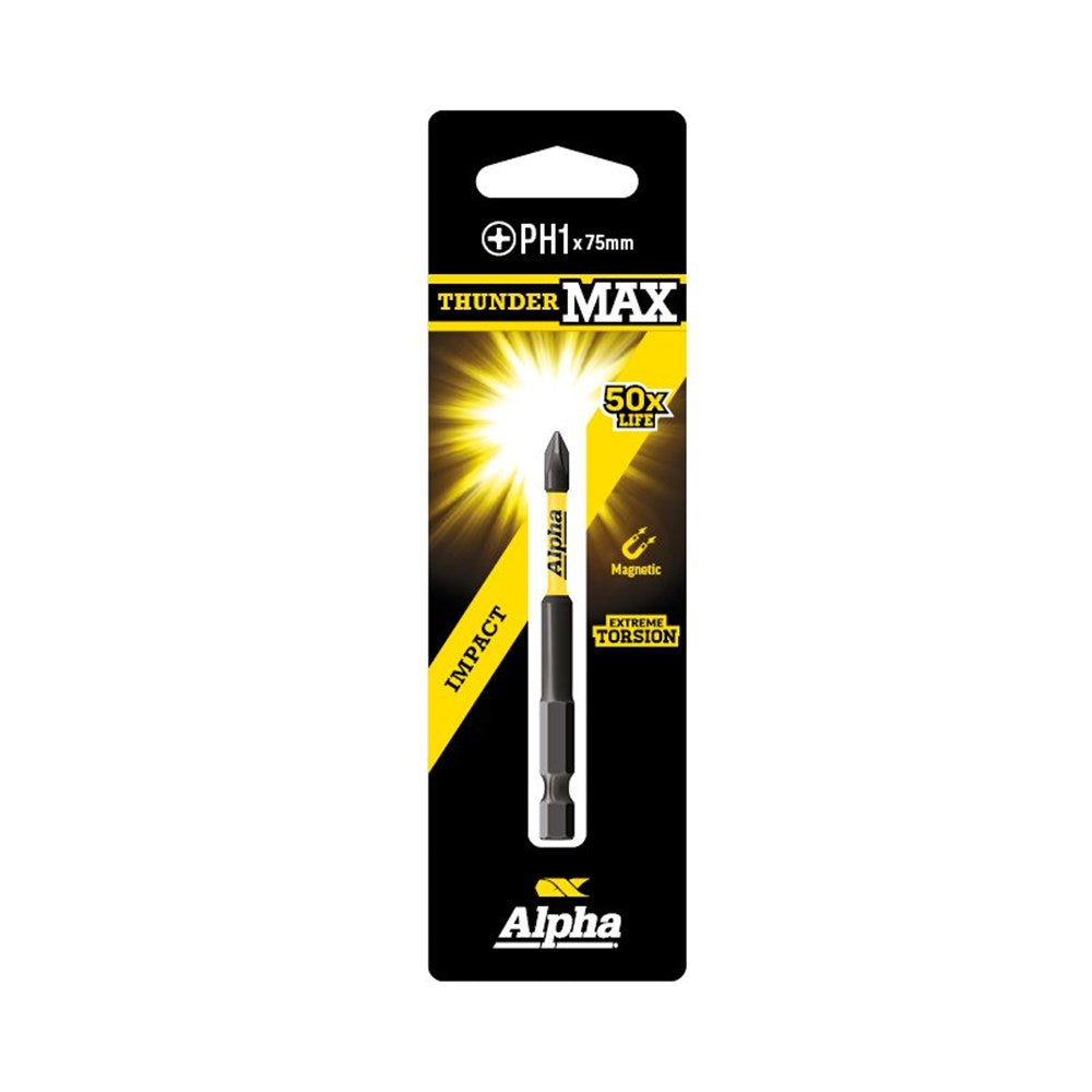 Alpha ThunderMax Impact Power Bits Phillips