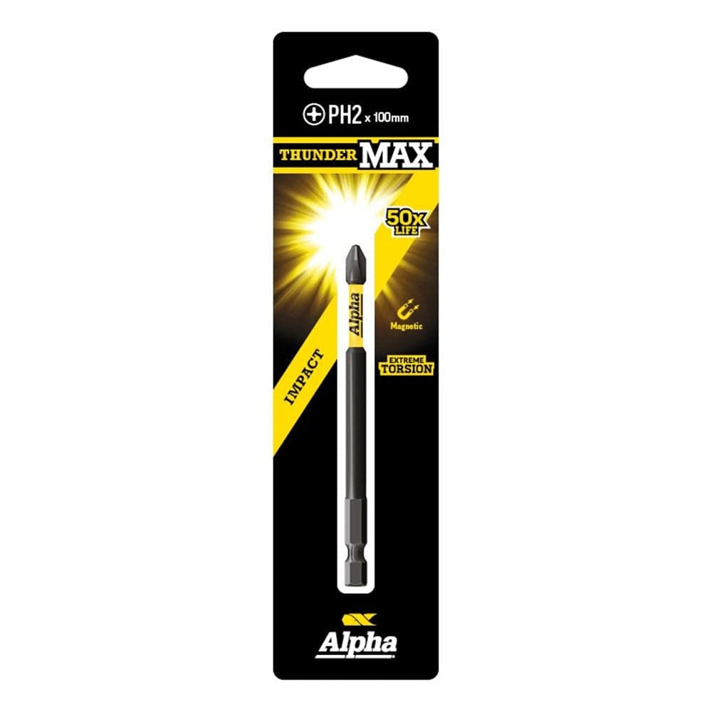 Alpha ThunderMax Impact Power Bits Phillips