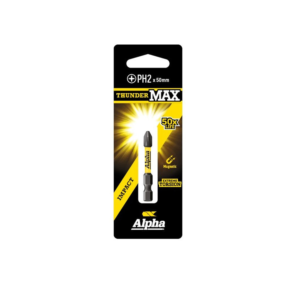 Alpha ThunderMax Impact Power Bits Phillips