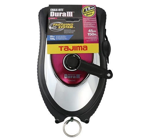 Tajima 45m Chalk Line Reel Chalk-Rite® Dura III CR604S
