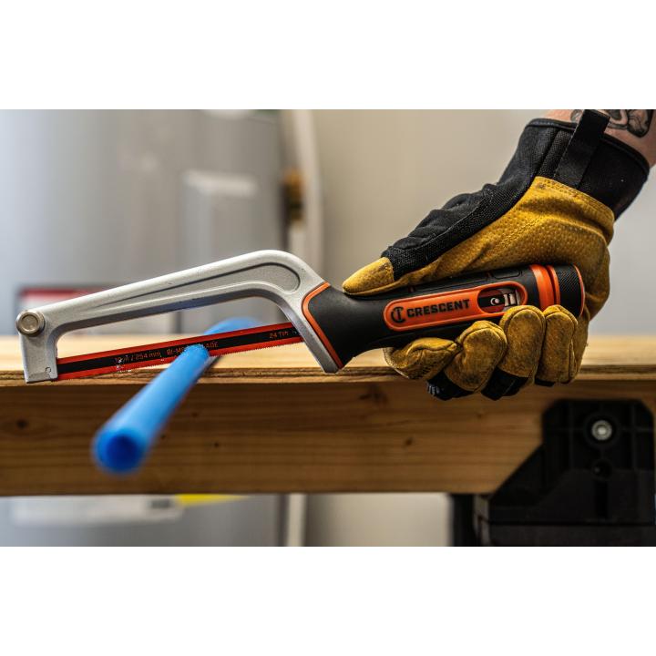 Crescent 10" High Tension Compact Hacksaw with Dual Material Handle CTMHACK