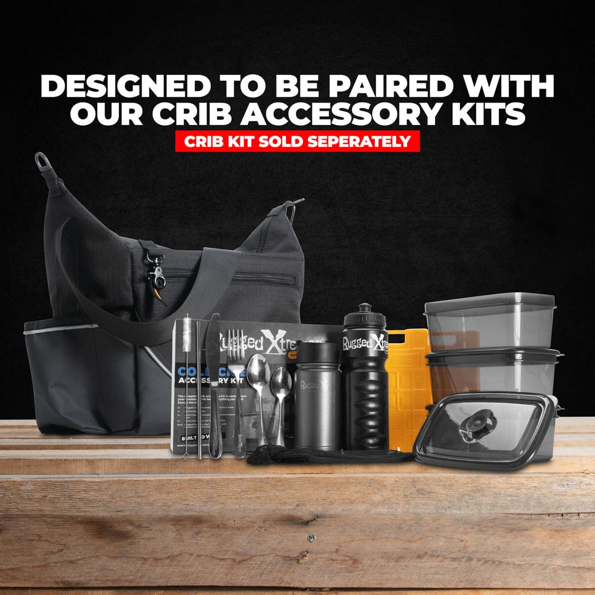 Insulated Black Crib Bag RX05L106BK by Rugged Xtremes