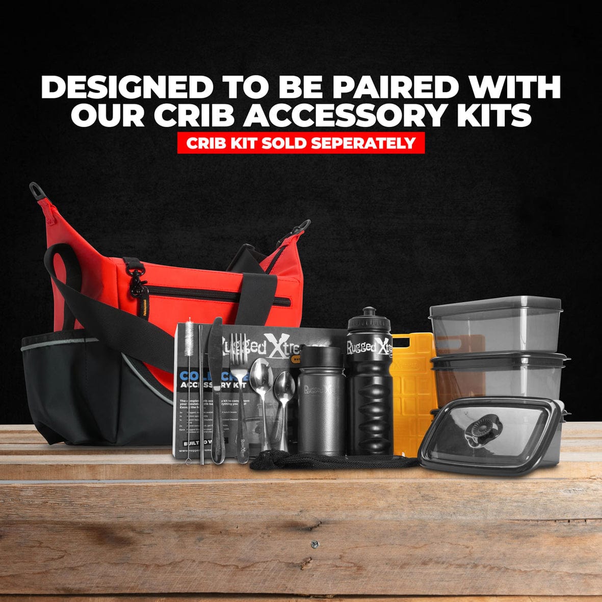 Insulated RED PVC Crib Bag RX05L106PVCRD by Rugged Xtremes