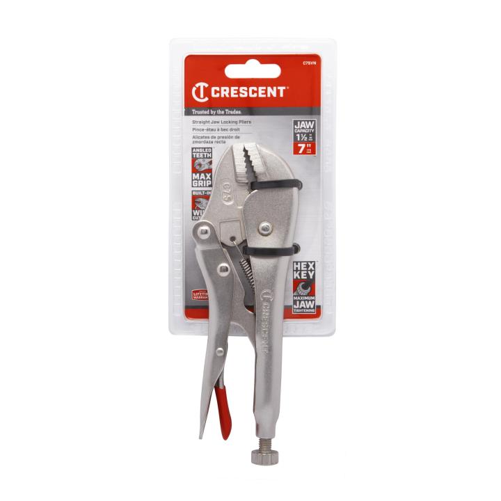 Crescent 7" Straight Jaw Locking Pliers C7SVN