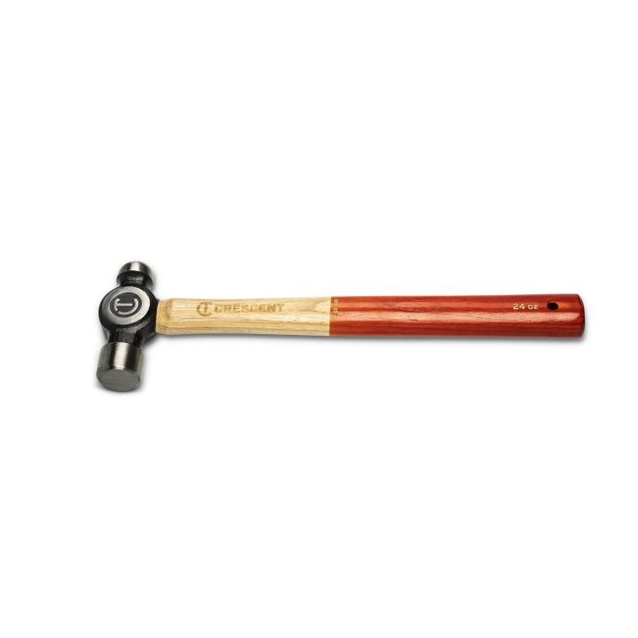 Crescent Hickory Wood Handle Ball Pein Hammers