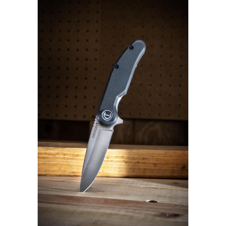 Crescent 83mm/3-1/4" Drop Point Composite Handle Pocket Knife CPK325C