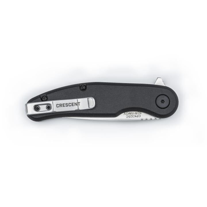 Crescent 83mm/3-1/4" Drop Point Composite Handle Pocket Knife CPK325C