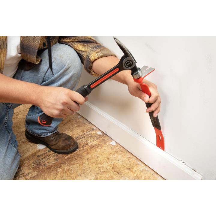 Crescent Flat Pry Bar with Grip