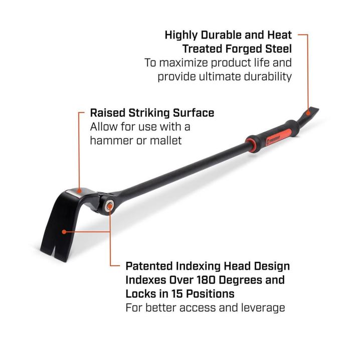 Crescent 18" Indexing Flat Pry Bar DB18X-06