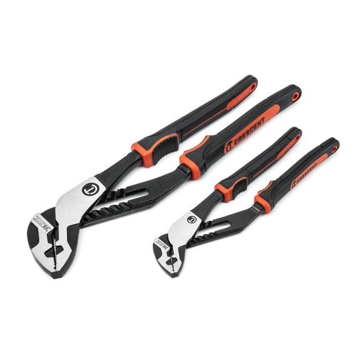 2 Piece Z2™ K9™ Straight Jaw Dual Material Tongue and Groove Plier Set - RTZ2CGSET2 by Crescent