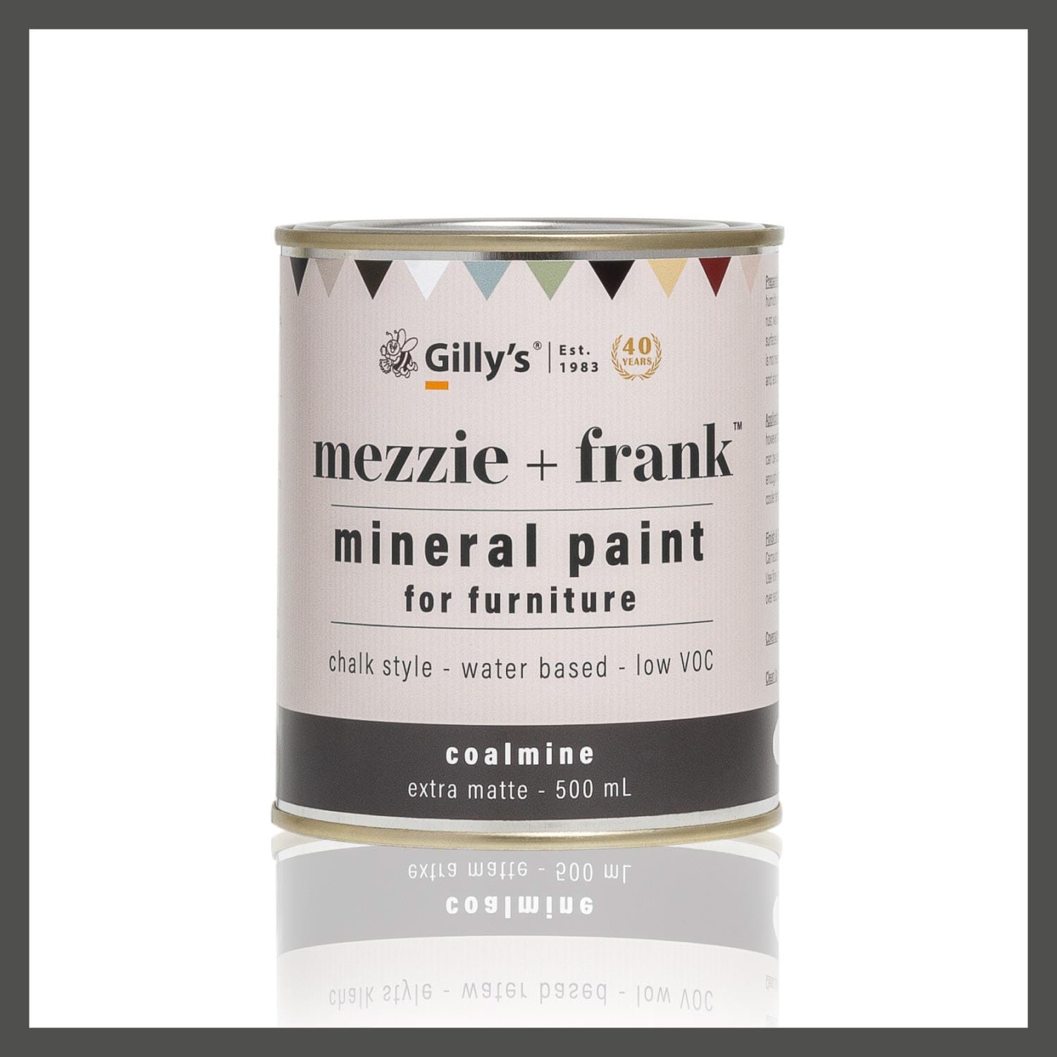 Mezzie + Frank Chalk Style Mineral Paint by Gilly's
