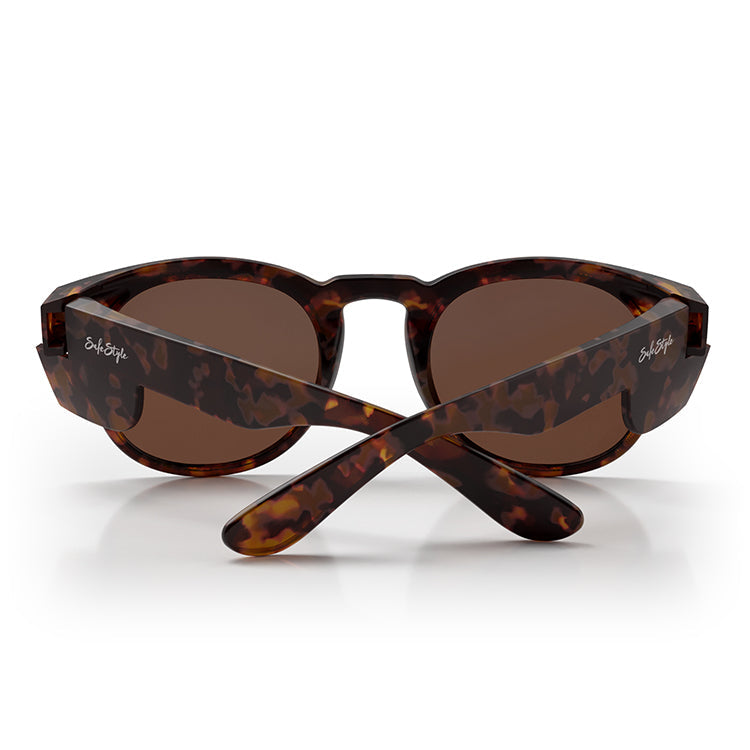 SafeStyle Cruisers Matte Brown Tort Frame Brown Polarised Lens