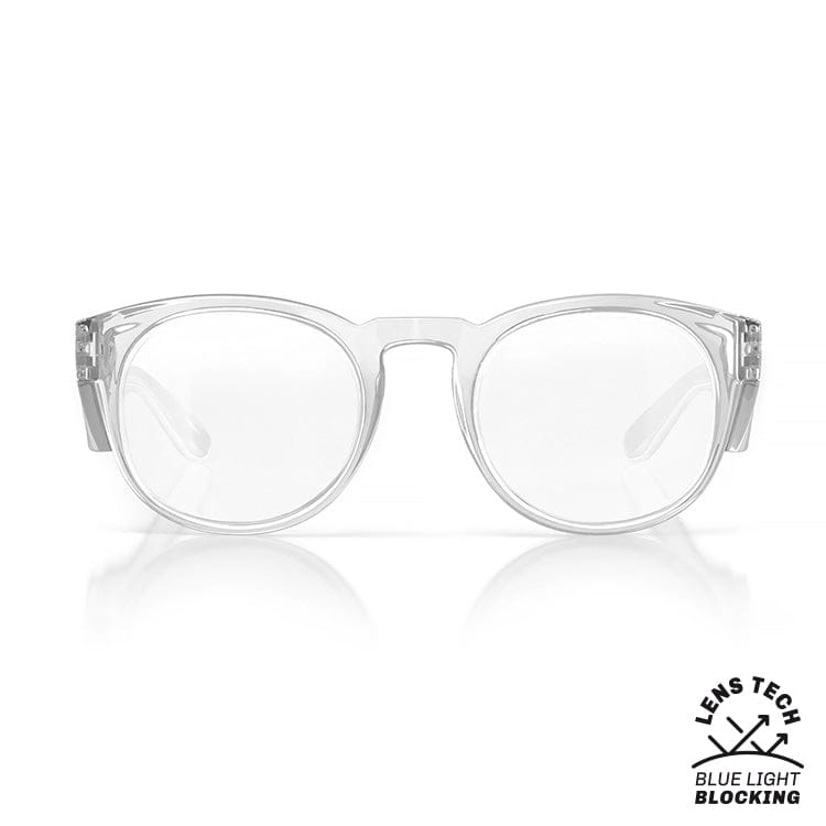 SafeStyle Cruisers Clear Frame Blue Light Blocking Lens