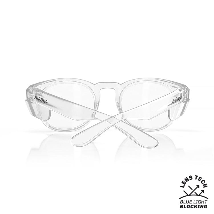 SafeStyle Cruisers Clear Frame Blue Light Blocking Lens