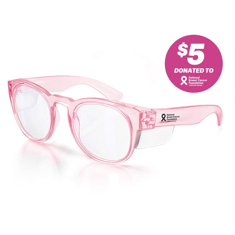 SafeStyle Cruisers Pink Frame Clear Lens