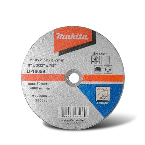 Makita 230mm x 2.5mm x 22.23mm Metal Grinding Disc D-18699