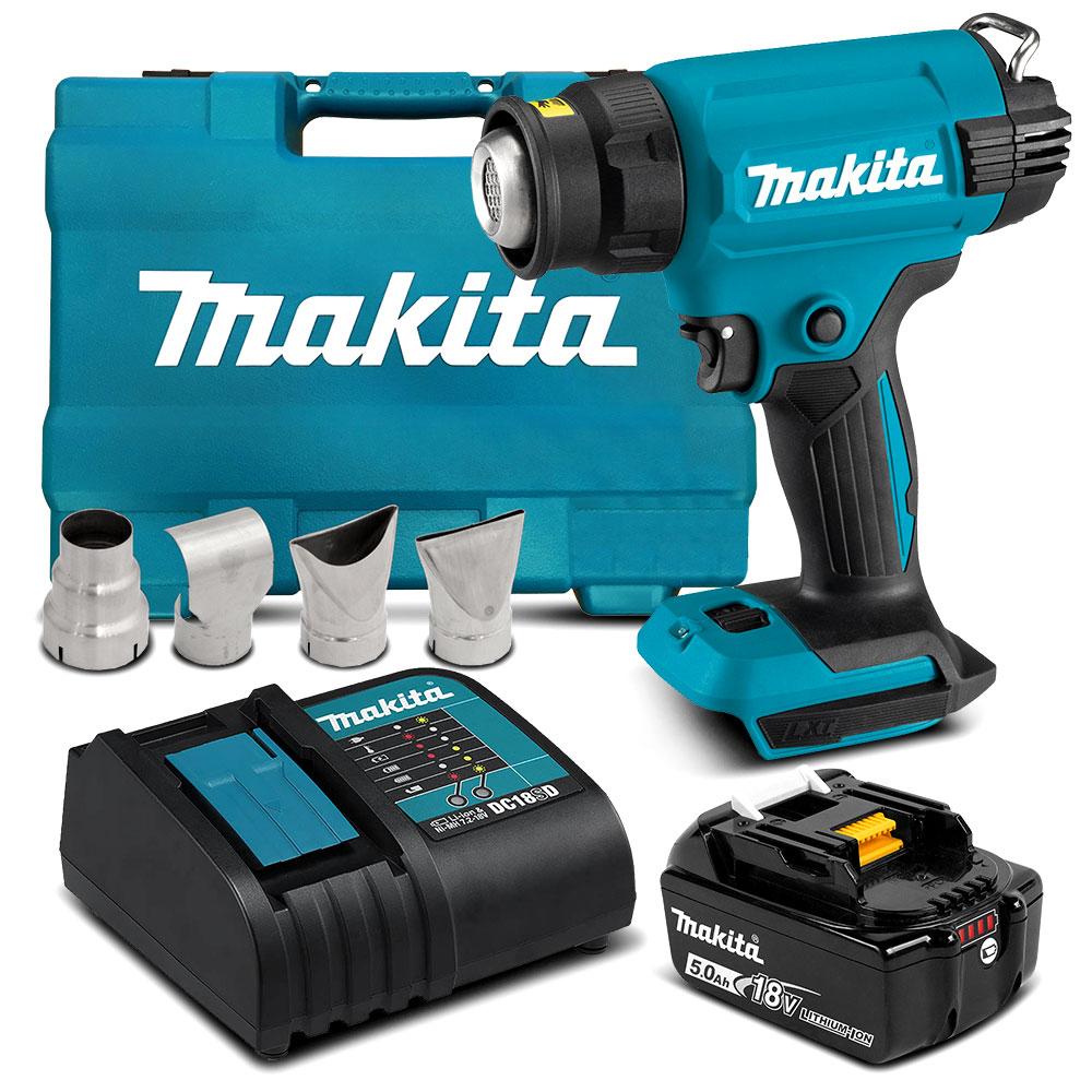 Makita 18V 5.0Ah Cordless Heat Gun Kit DHG181ST