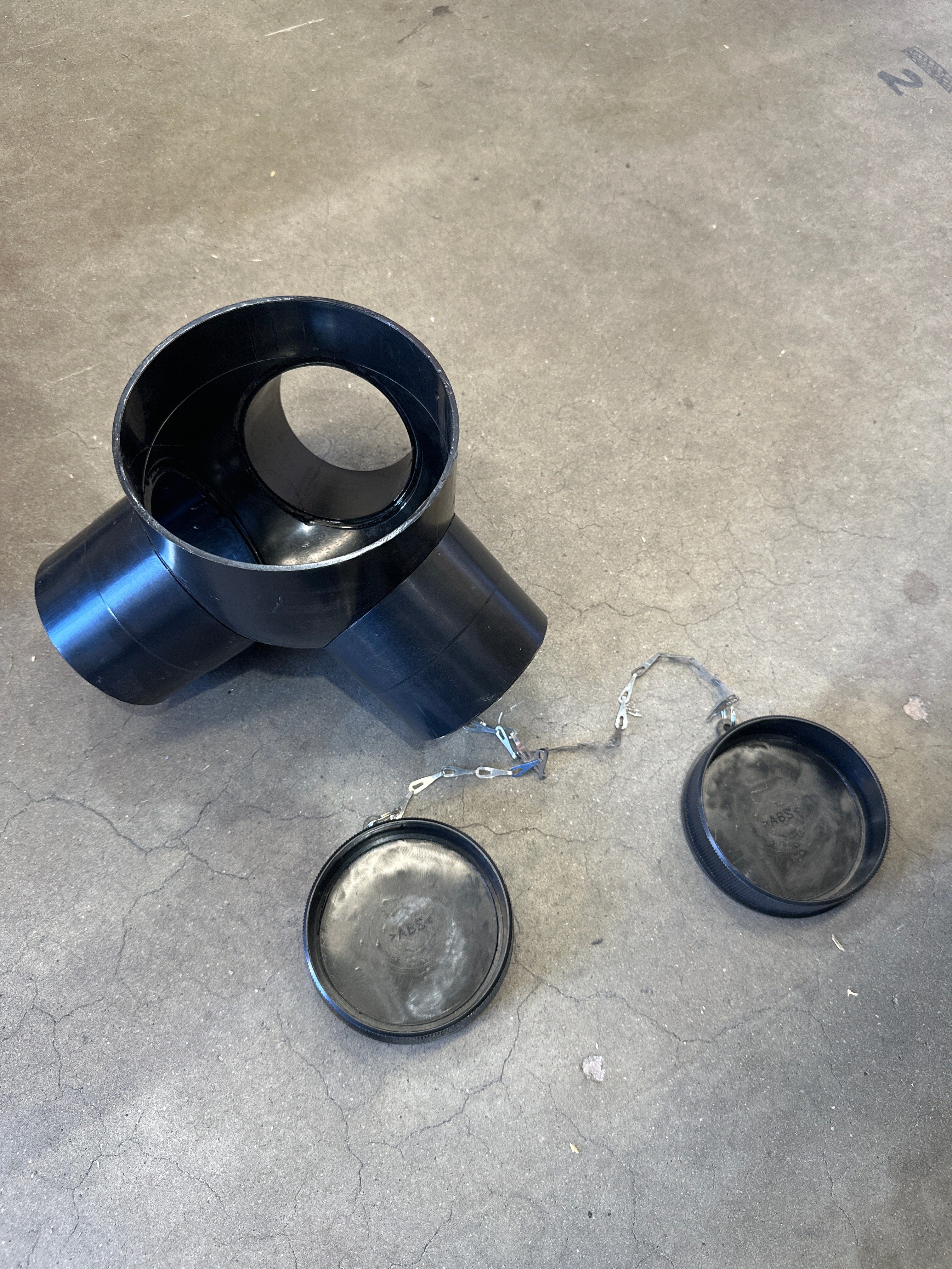 150mm (6") to 3 x 100mm (4") Dust Extraction Hose Fitting DCA-9 by Oltre