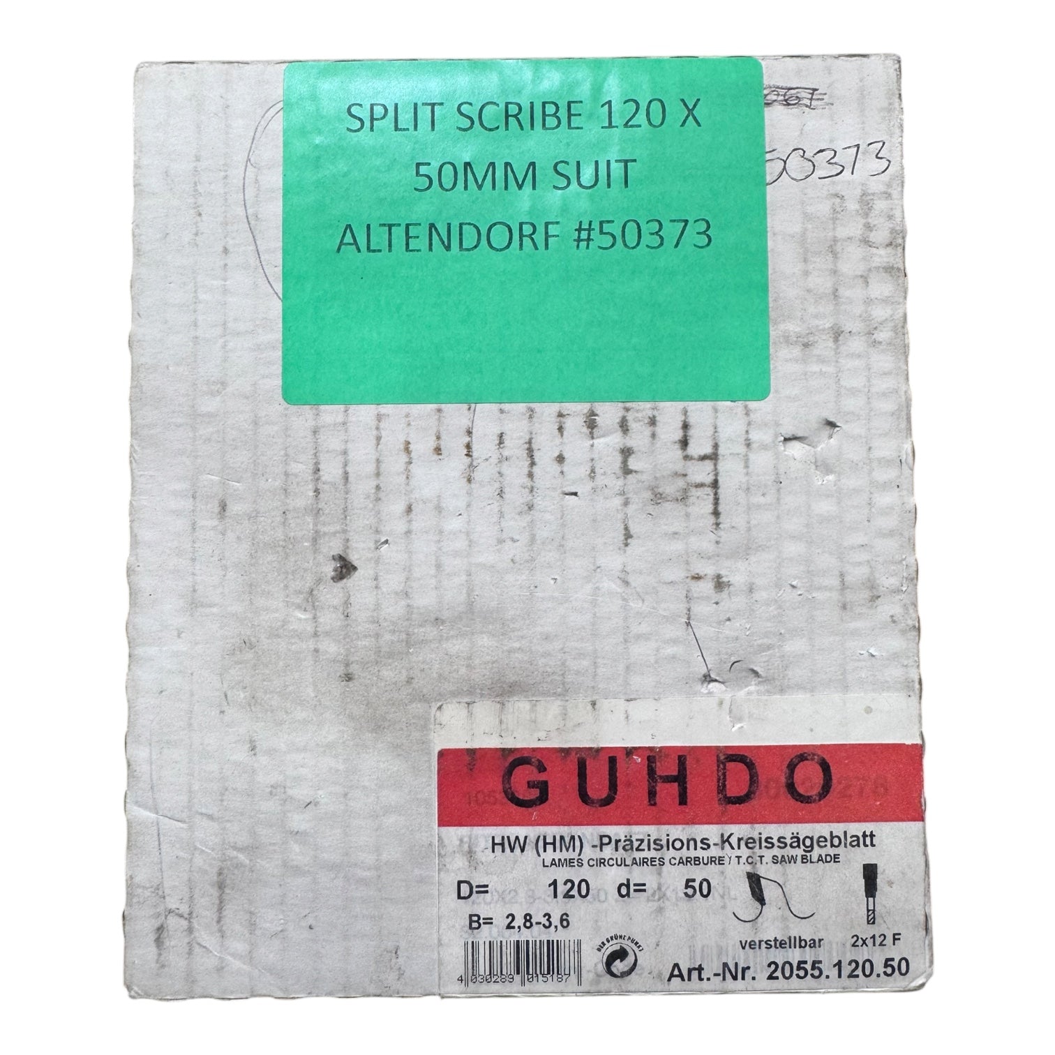 120mm x 50mm x 24TPI (12+12) Split Scribe Blade by Guhdo