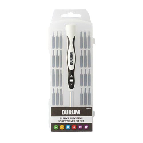 Screwdriver Bit Set, 31Pce Precision -DB924 by Durum