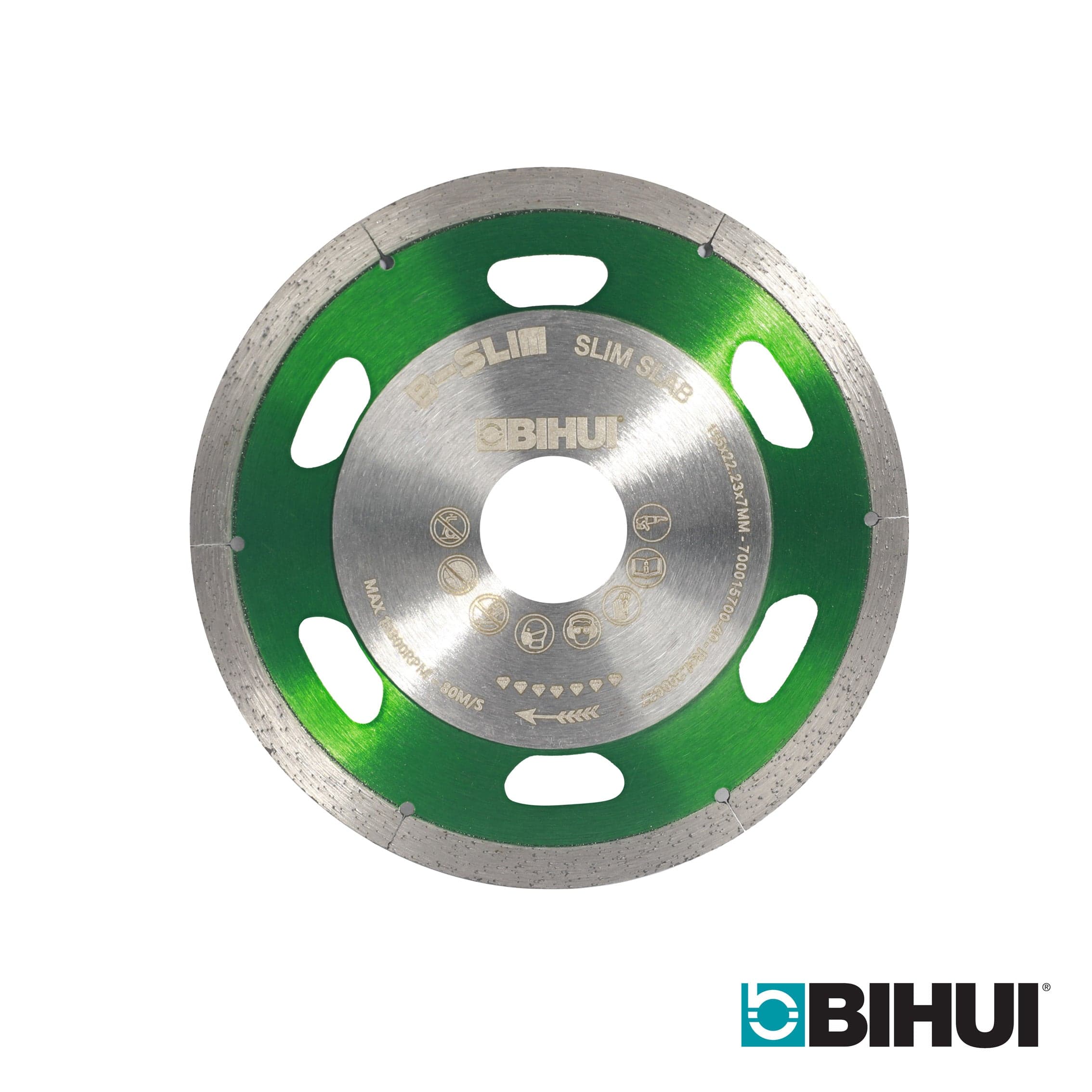 Bihui 125mm (5") Diamond Blade with Continuous Diamond Rim B-Slim DCDS125