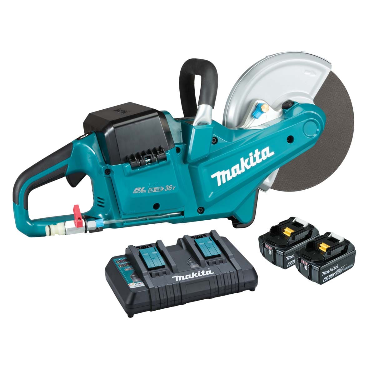 36V (18V x 2) 6.0Ah Brushless 230mm (9") Powercut Kit DCE090PG2 by Makita
