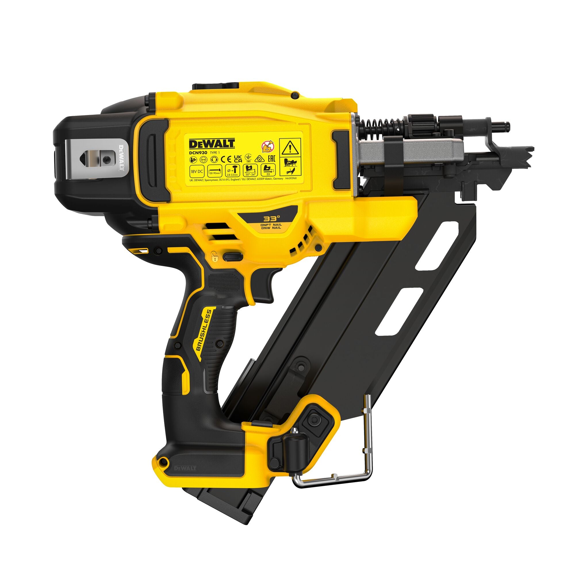 Dewalt 18V XR Brushless Next Generation Framing Nailer (Tool Only) DCN930N-XJ
