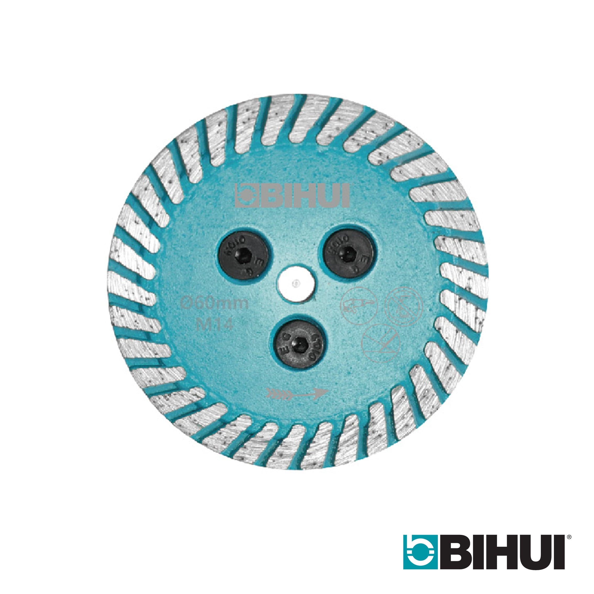 Bihui 60mm Mini Diamond Blade with M14 Thread DCW60