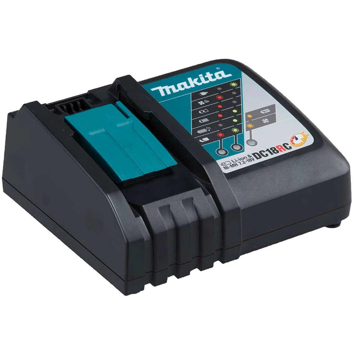 Makita 2Pce 18V 3.0Ah Cordless Inflator and Radio Lantern Combo Kit DLX2597