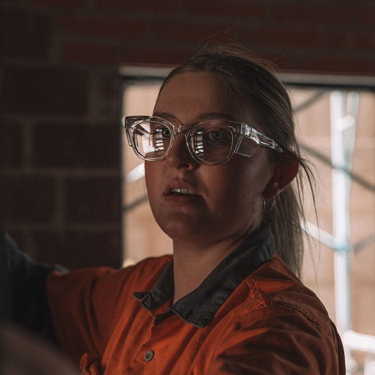 SafeStyle Harps Clear Frame Clear Lens