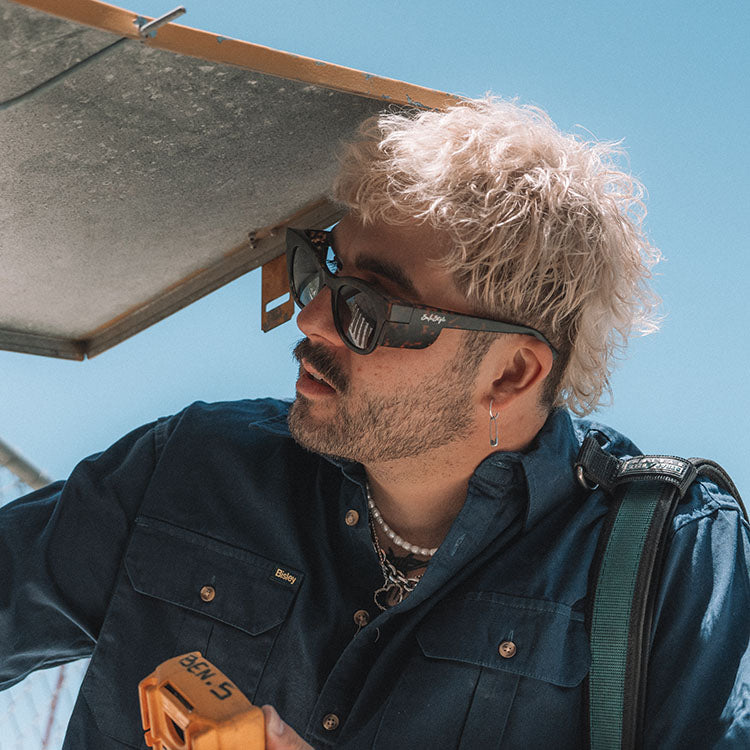 SafeStyle Harps Matte Tort Frame Brown Polarised Lens