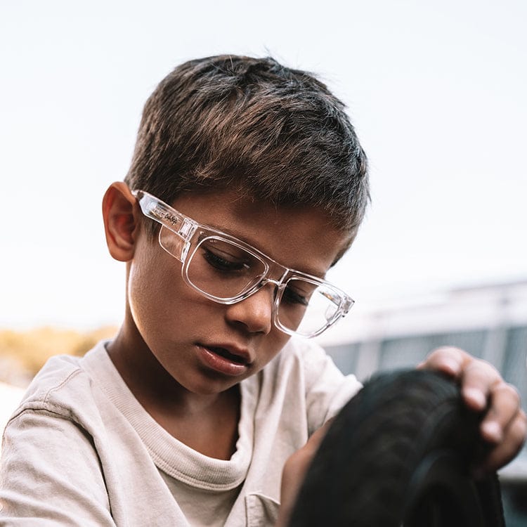 SafeStyle Fusions Kids Clear Frame Clear Lens