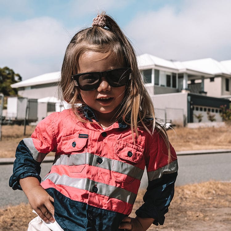 SafeStyle Fusions Kids Black Frame Tinted Lens