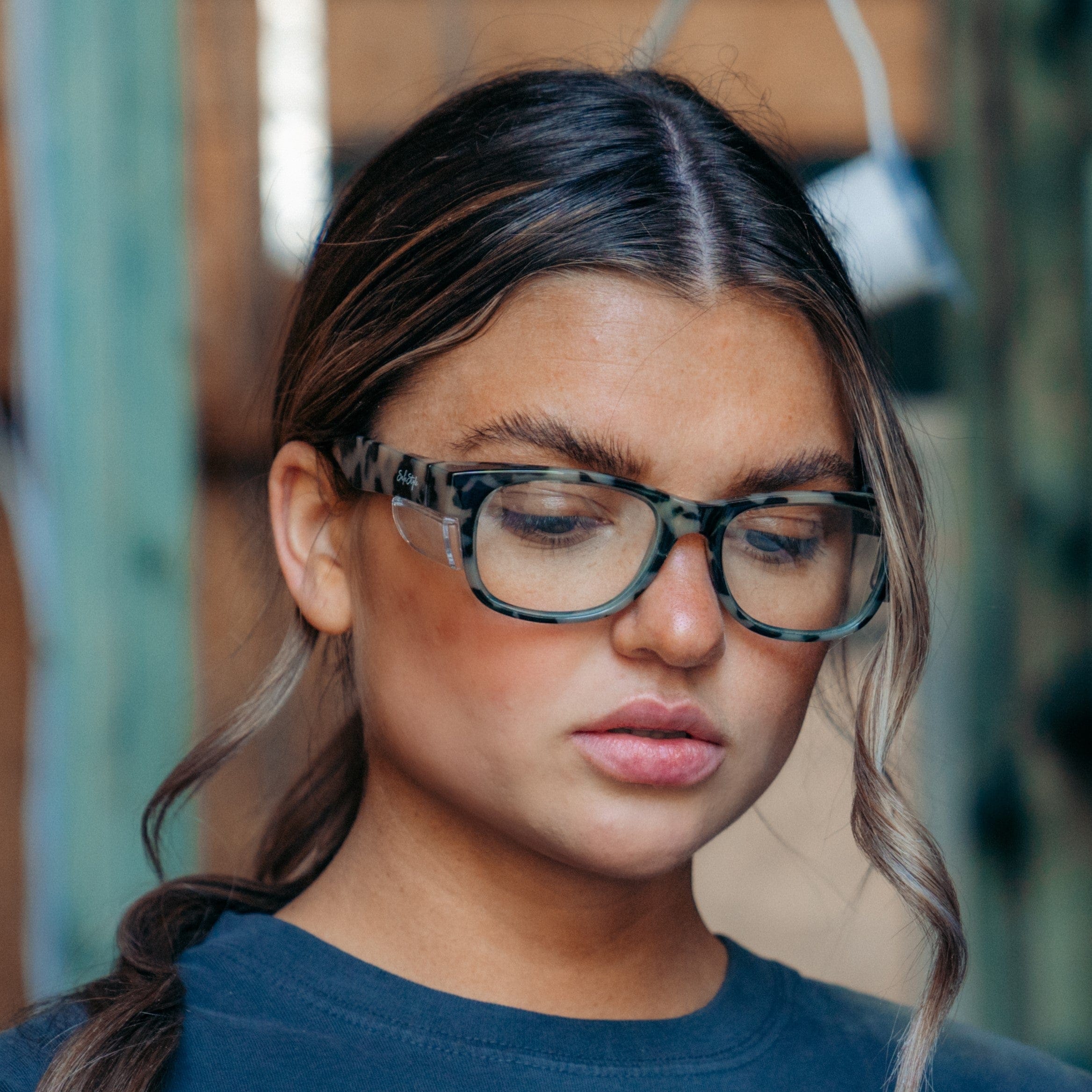 SafeStyle Classics Milky Tort Frame Clear Lens