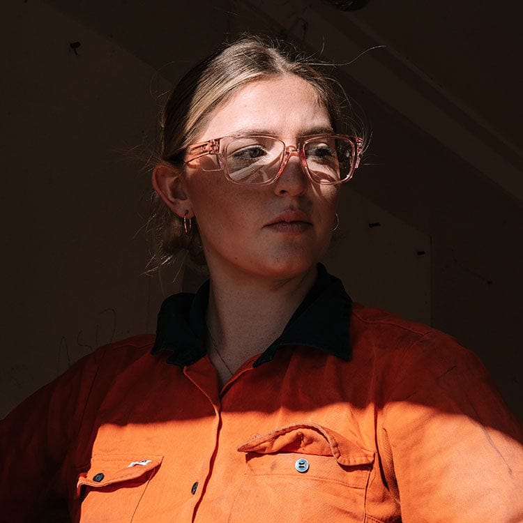 SafeStyle Fusions Pink Frame Clear Lens