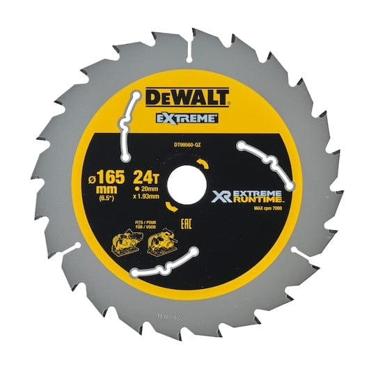DeWalt XR CSB 165mm x 20mm 24T DT99560-QZ