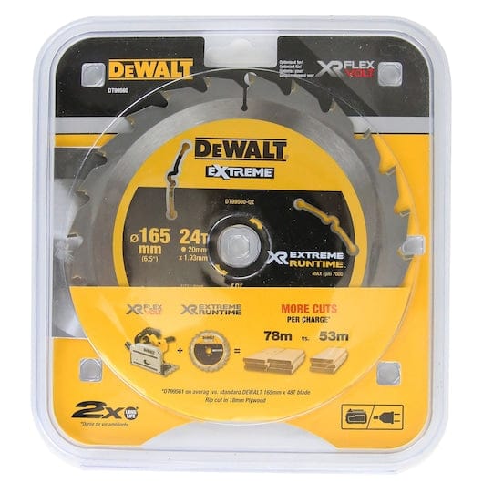 DeWalt XR CSB 165mm x 20mm 24T DT99560-QZ