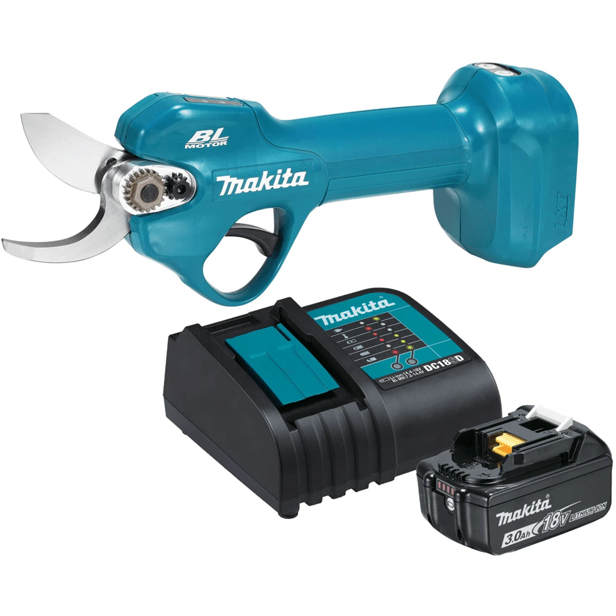 Makita 18V 3.0Ah Brushless Cordless Pruning Shears Kit DUP181F01