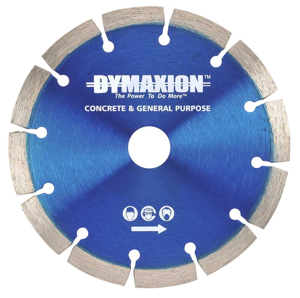 Diamond Blade, Segmented Rim by Dymaxion