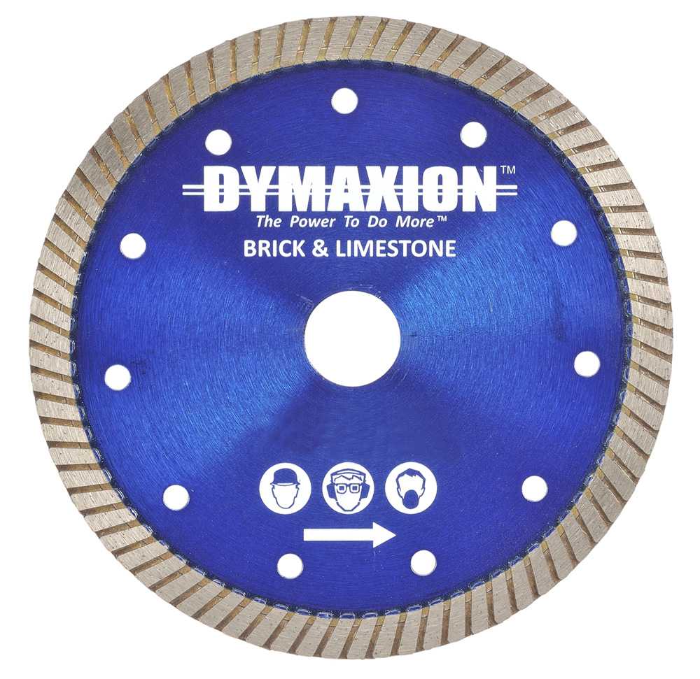 Dymaxion Diamond Circular Saw Blades - Turbo Rim for Brick & Limestone BDBT Series