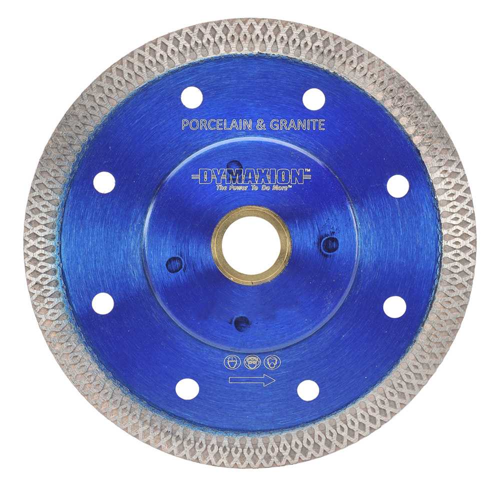 Dymaxion Diamond Circular Saw Blades - Mesh Rim for Ceramic Tiles & Stone BDGL Series