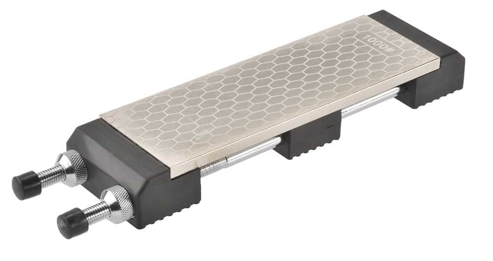 Dymaxion Diamond Sharpening Plate Fitted to Bench Holder - #400 + #1000G SHAP200