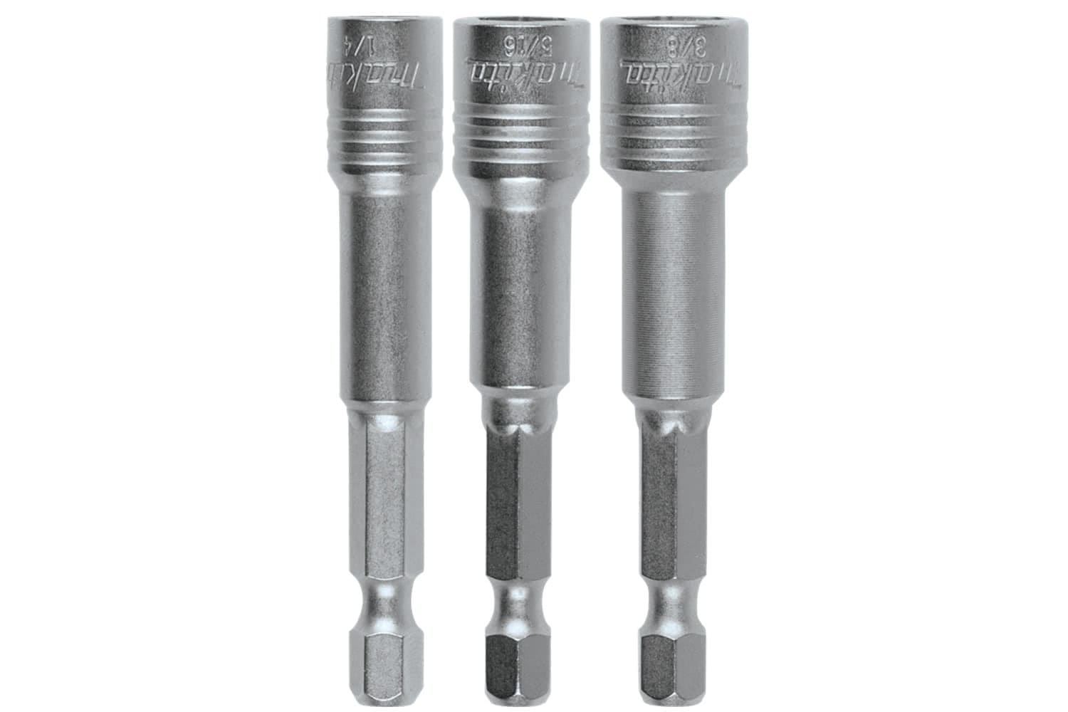3Pce Impact XPS Nutsetter Set 65mm (1/4", 5/16" & 3/8") E-18910 by Makita