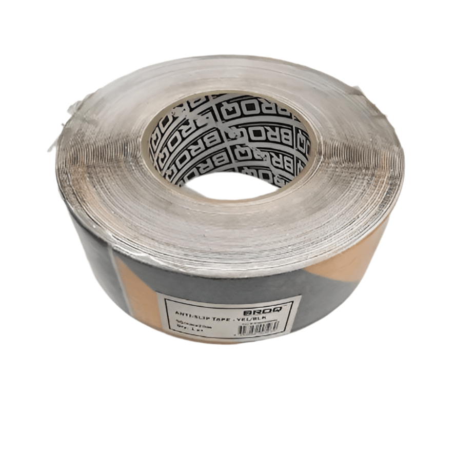 BROQ 50mm Black / Yellow Anti-Slip Tape - 20m