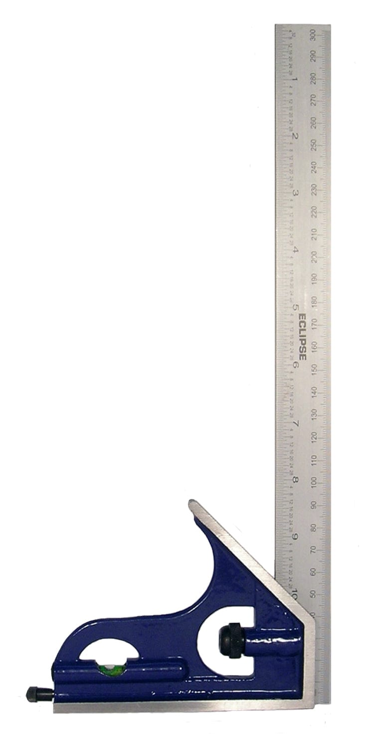 Professional Combination Square Cast Iron 300mm - EC-CS300 by Eclipse